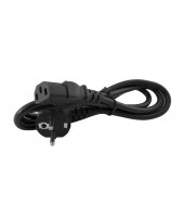 Kabel komputerowy 3-żyłowy (trapez) - do PC i UPS [200 szt. karton] - 1.2m