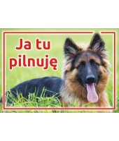 Uwaga pies :: Ja tu pilnuję - tablica z twoim psem