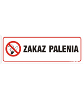 Naklejka I  Zakaz palenia