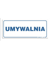 Tablica informacyjna 25x10 | Umywalnia